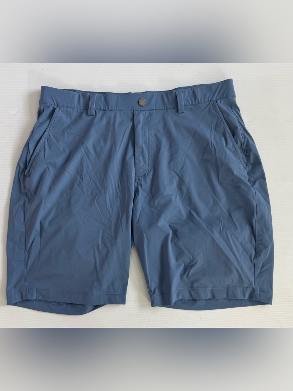 Redvanly Hanover Pull On Golf Shorts Men's Size Large Blue Performance Stretch